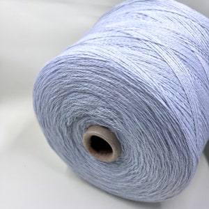 Wool fine yarn on cone, Italian Fine Yarn, Hand Knitting,  Machine Knitting, 30/30/25/15% Wool/PA/Viscose/Cashmere - 100g/ 750m