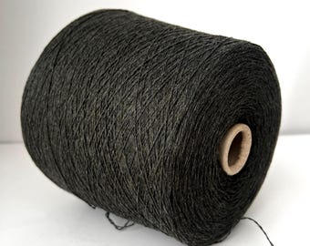 100% Cashmere fine yarn on cone Hand Knitting Machine Knitting Crochet Profilo Cashmere Nm 2/14 700m/100g (765yrd/3.52oz) Loden Tweed