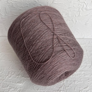 100% Cashmere yarn, Fingering weight yarn, 100 g/ 500 m - Loro Piana Cordonetto yarn on cone, Hand and Machine Knitting