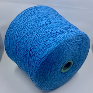 Cashmere wool fine lace yarn on cone, Cashmere/Wool 97/3% 2/26 - 100 g/ 1300 m - Italian Yarn, Hand Knitting, Machine Knitting, Cone Yarn