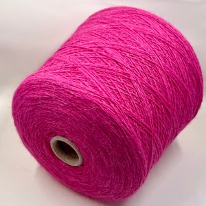 Merino/Angora/Alpaca/Silk 40/20/30/10% - 100 g/ 900 m - Italian Fine Yarn, yarn on cone, Hand Knitting, Machine Knitting