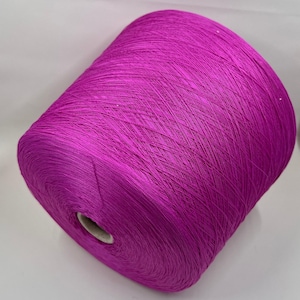 Cotton lace yarn on cone, 100% Cotton - 2500m/100g (2734 yards/3.52oz) - Luxury Cotton yarn, Machine Knitting, Hand Knitting, Summer yarn