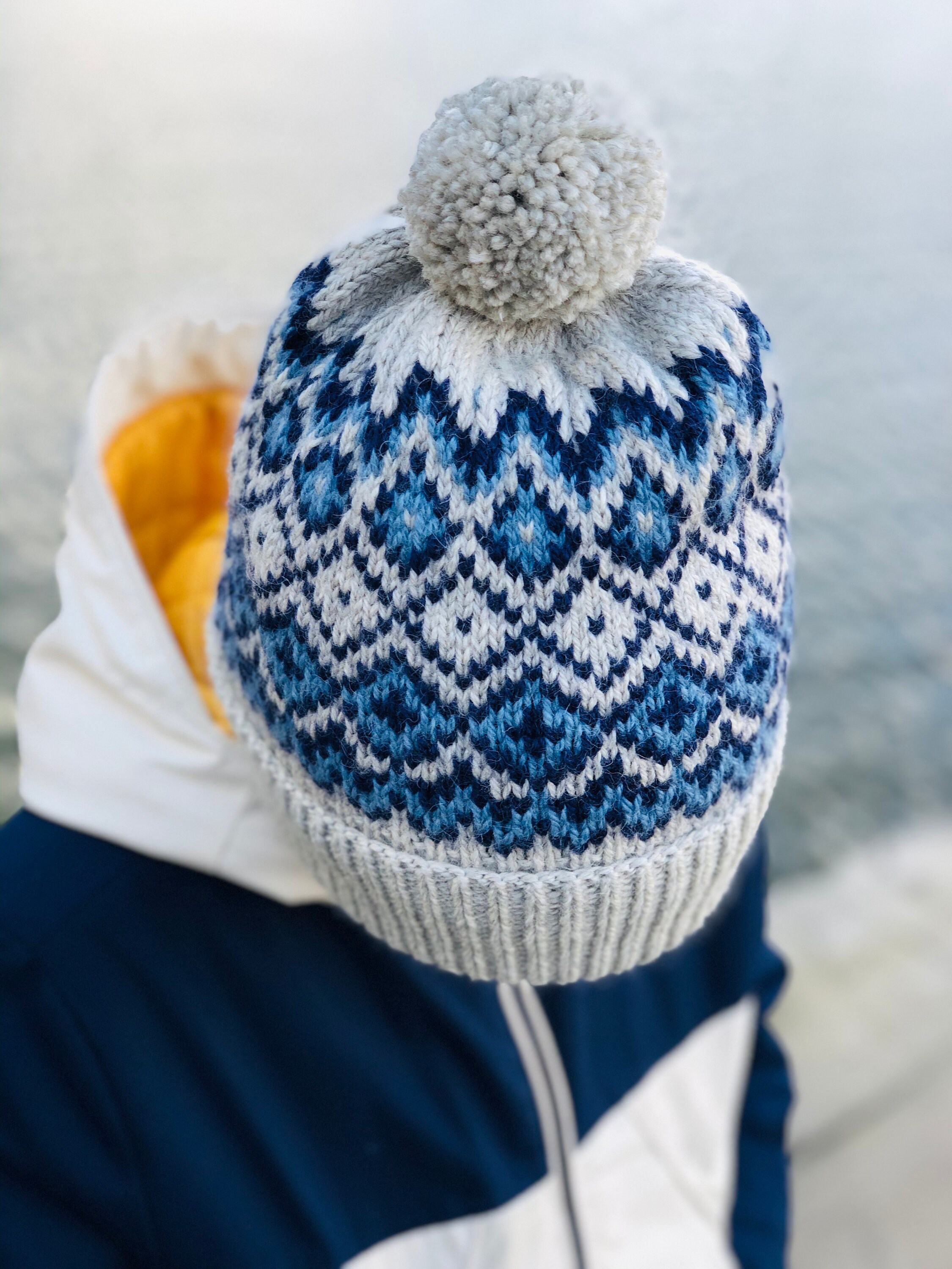 Knitting Pattern Easy Knit Pattern Hat , Fair Isle Winter Hat - Etsy