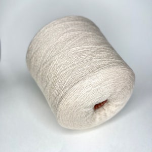 Cashmere wool blend yarn on cone, 7/93% Cashmere/Wool, Gervino 2/26 - 100g /1300 - Italian lace weight yarn, hand&machine knitting yarn