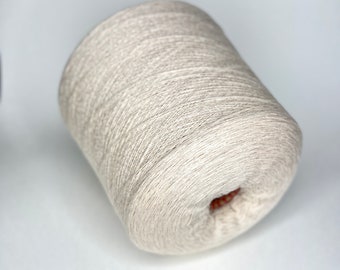 Cashmere wool blend yarn on cone, 7/93% Cashmere/Wool, Gervino 2/26 - 100g /1300 - Italian lace weight yarn, hand&machine knitting yarn