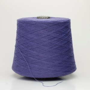 Cashmere lace yarn cone Color Eclipse 100% Cashmere Cariaggi Nm2/28 1400m/100g (1531yd/3.52oz) Machine Hand knitting Crochet Weaving