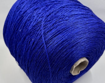 Linen fine yarn on cone, 100% Linen, Loro Piana, 100g/430m, Italian Yarn for Hand Knitting, Machine Knitting, Crochet and weaving