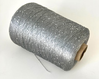 Filato PAILLETTES Filato scintillante con paillettes Filato italiano Filato in edizione limitata Antares 780м/100g (853 yards/3,52 oz)
