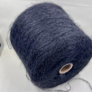 Kid Mohair Yarn - 100 g/ 850m - 75/25% Kid Mohair/Silk, Yarn on cone, Hand &Machine Knitting, Luxury glossy fluffy Summer soft mohair
