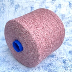 100% Cashmere lace yarn cone Machine Knitting Hand knitting Crochet Weaving Todd&Duncan 2/28 1400m/100g (1531yd/3.52oz) Color PINK FLOSS