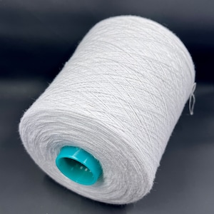 Merino lace yarn on cone, 100% Merino, Botto Giuseppe 2/48 - 100 g/ 2400 m - Italian Lace Yarn, Hand Knitting, lace yarn, color Gray mel