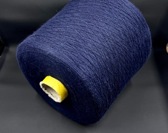 Cashmere/Cotton 15/85% - 100 g/ 3000 m - Italian Fine Yarn, yarn on cone, Hand Knitting, Machine Knitting