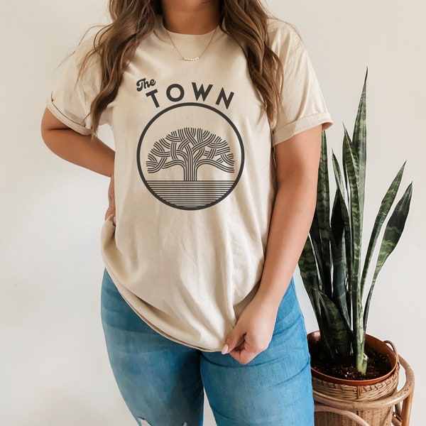 Oakland The Town T-Shirt, Oakland Baseball Shirt, East Bay Tee, Retro Bay Area Apparel, Bay Area Vintage Inspired Gift, Minimalist Oakland