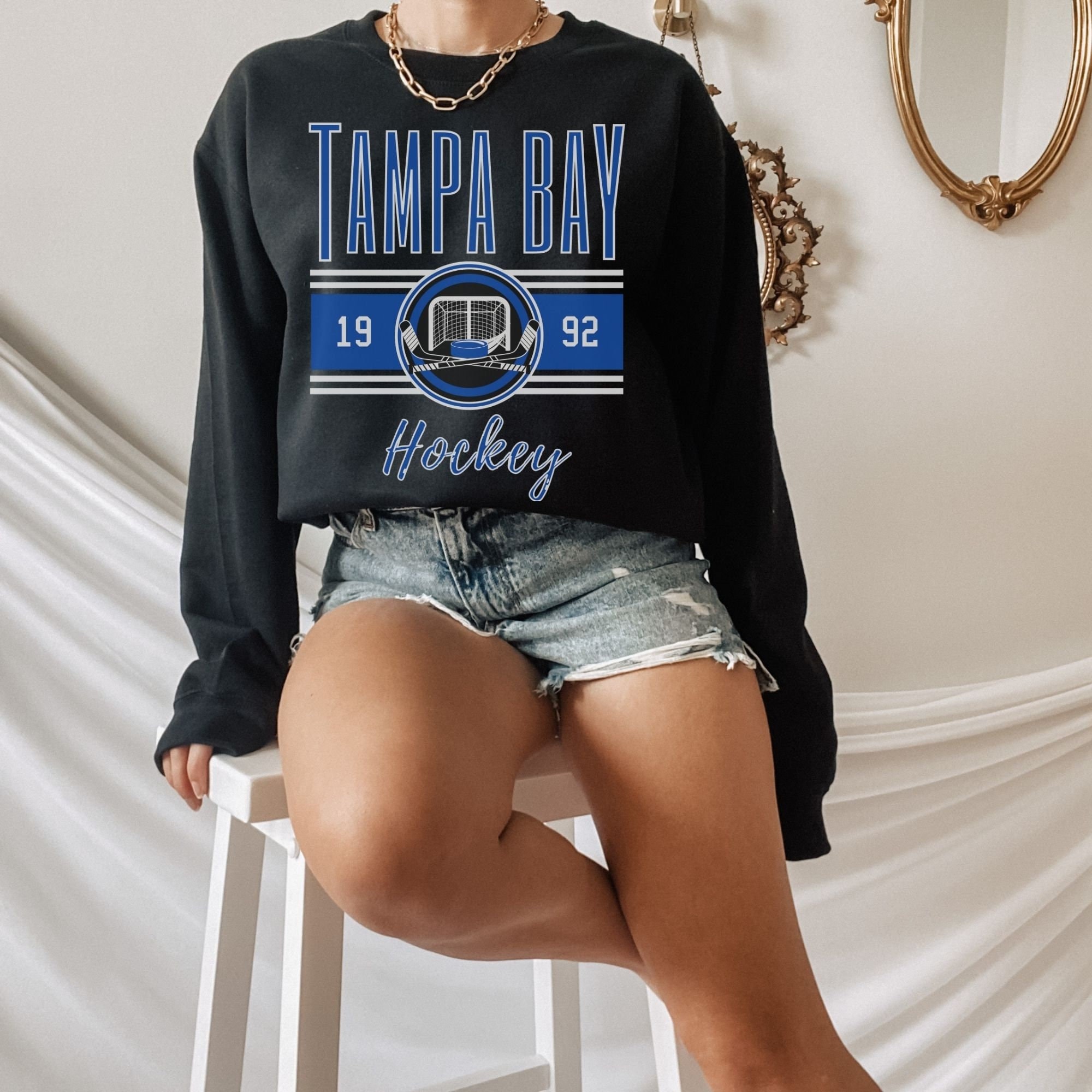 Tampa Bay Lightning 90's Retro Vintage NHL T-shirt, hoodie