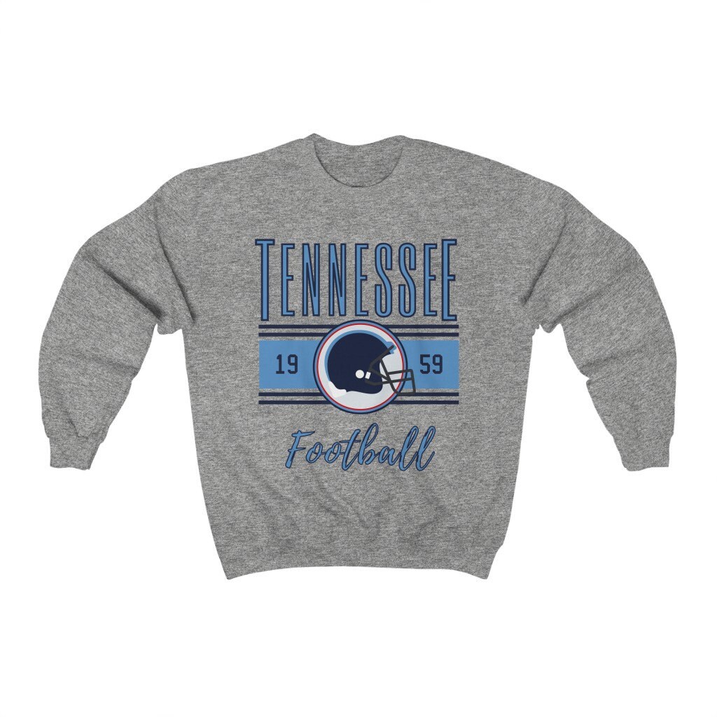 Tennessee Football Retro Crewneck Sweatshirt TN Unisex - Etsy