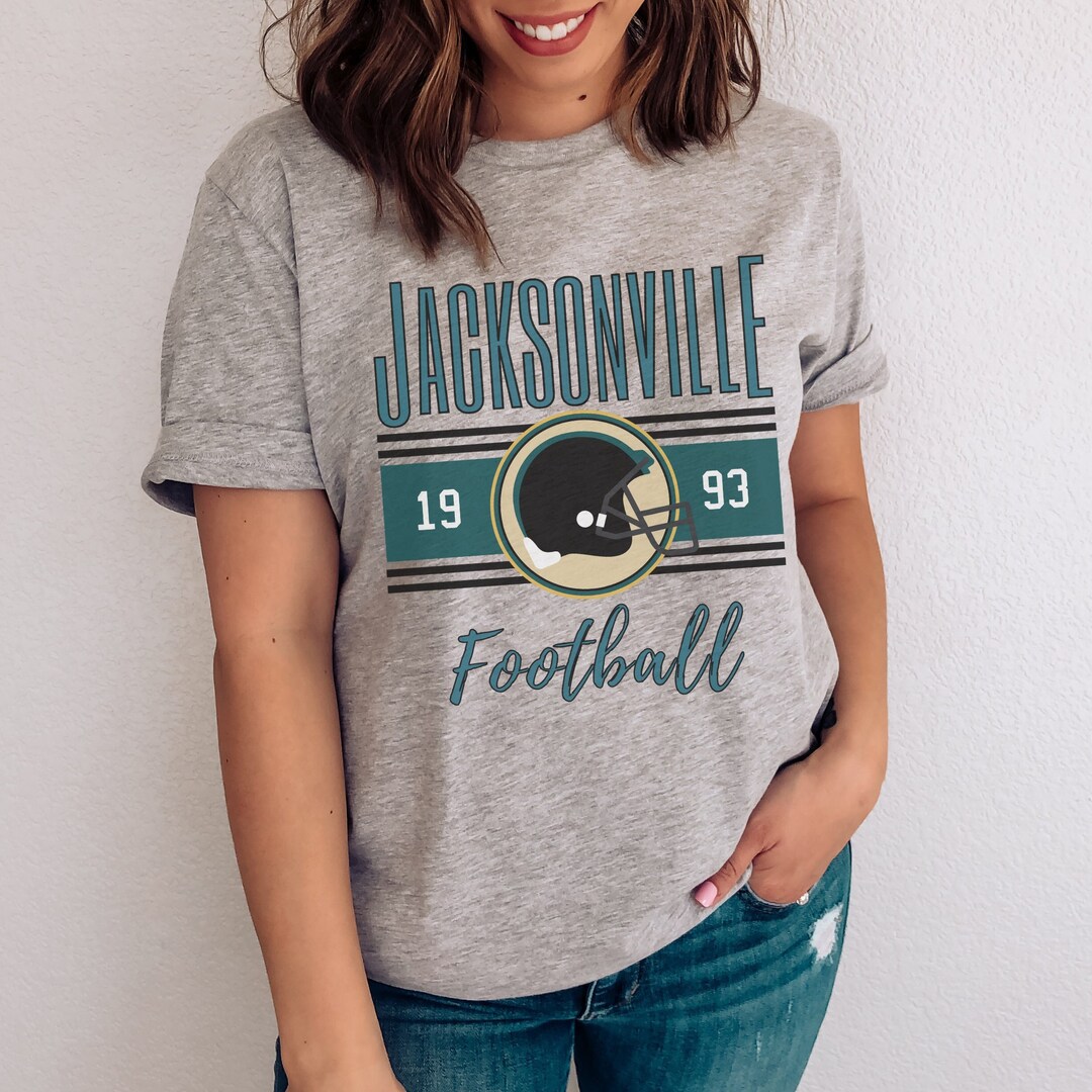 Jacksonville Football Retro T-shirt Vintage JAX Unisex - Etsy