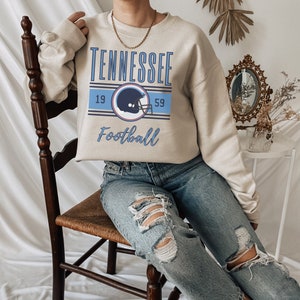 Tennessee Football Retro Crewneck Sweatshirt TN Unisex - Etsy