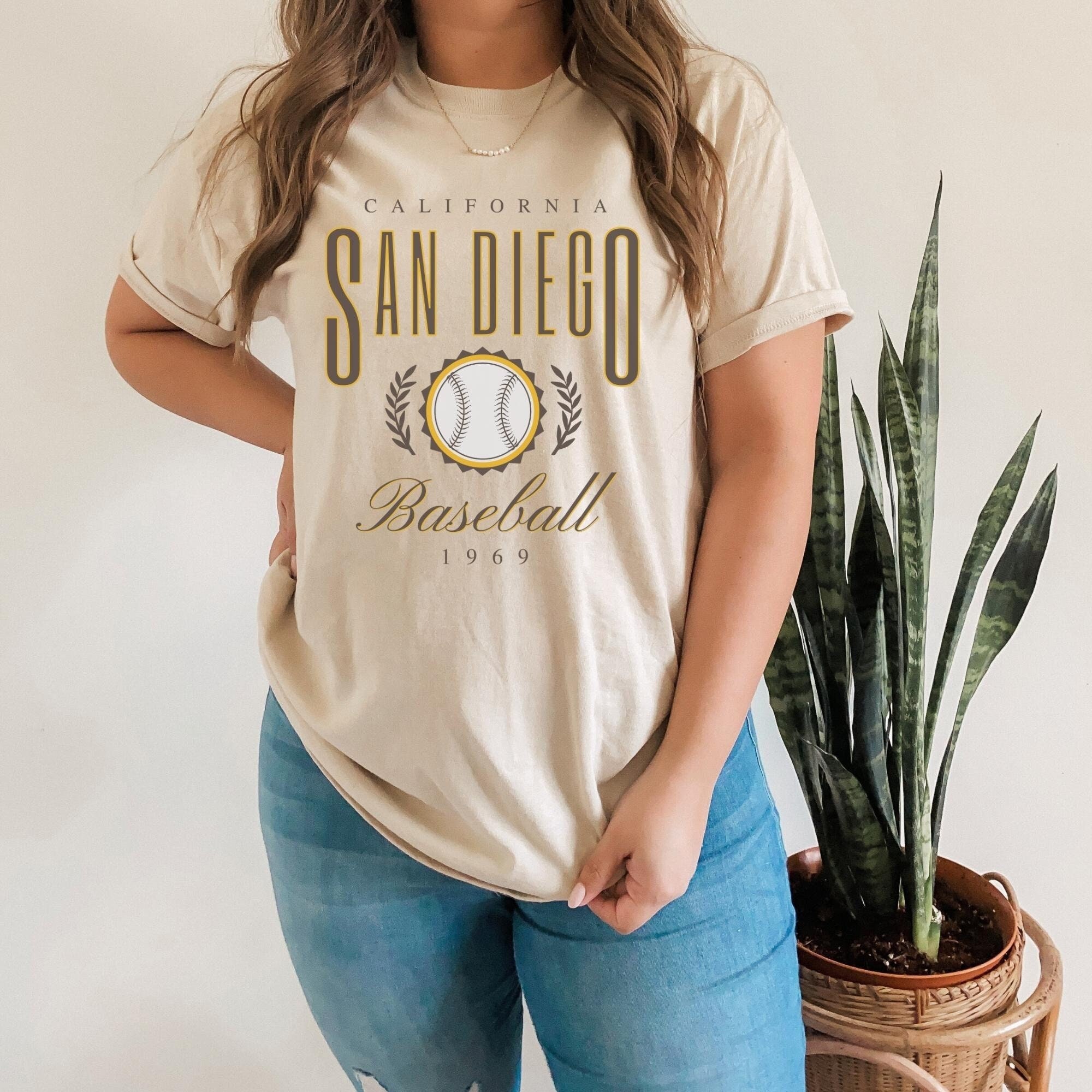 San diego padres est 1969 vintage baseball shirt, hoodie, sweater, long  sleeve and tank top