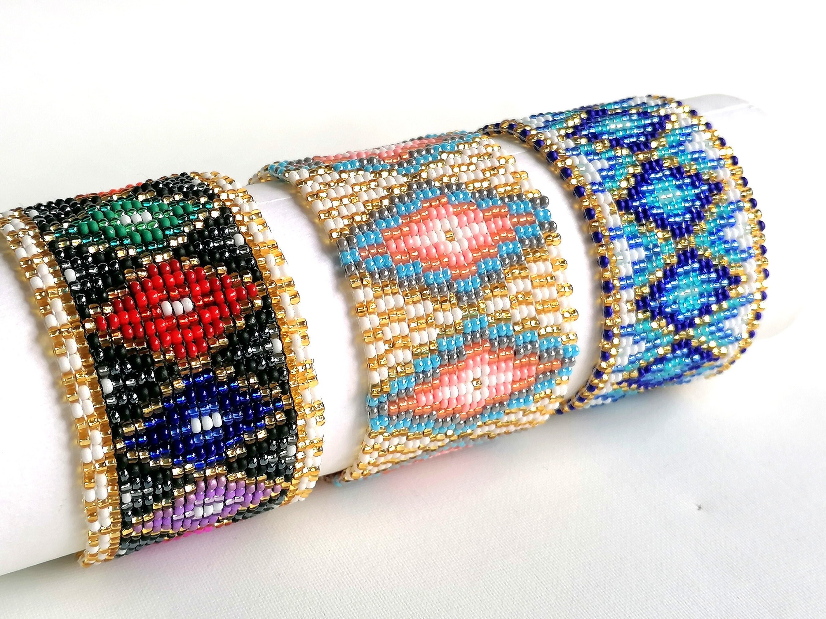 KAMIYA Mexican Beads Bracelet グリーン Maison MIHARA YASUHIRO ONLINE STORE（ミハラヤスヒロ