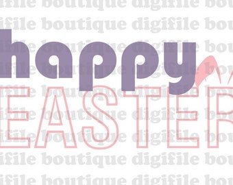 1 Easter SVG file, Easter SVG Cricut cut files, Easter Clipart, Easter Vector, Easter shirt, Easter Svg, Happy Easter svg, Happy Easter png