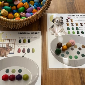 Nourrir vos animaux de compagnie : cartes de modèles de pièces détachées Mandala ou cartes de recettes ; Pièces détachées Play Pattern Cards, Modèles Cartes 15 Téléchargement numérique