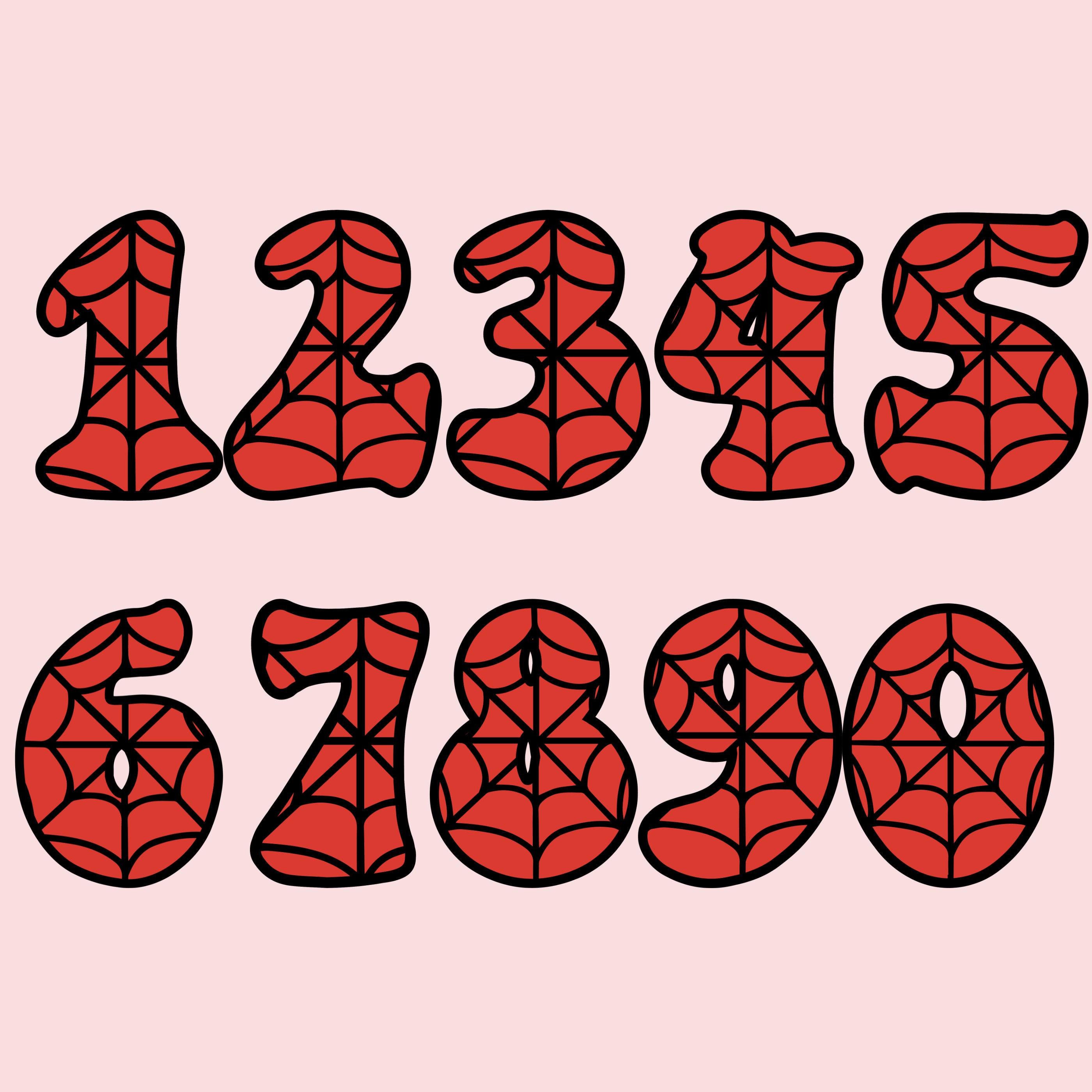Spiderman Numbers Png Birthday Boy Spiderweb Png Birthday Etsy