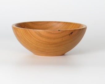 Hand turned wood bowl | wooden bowl | unique wood bowl | hand turned bowl wood art | 5 5/8 inch Black Cherry wooden bowl