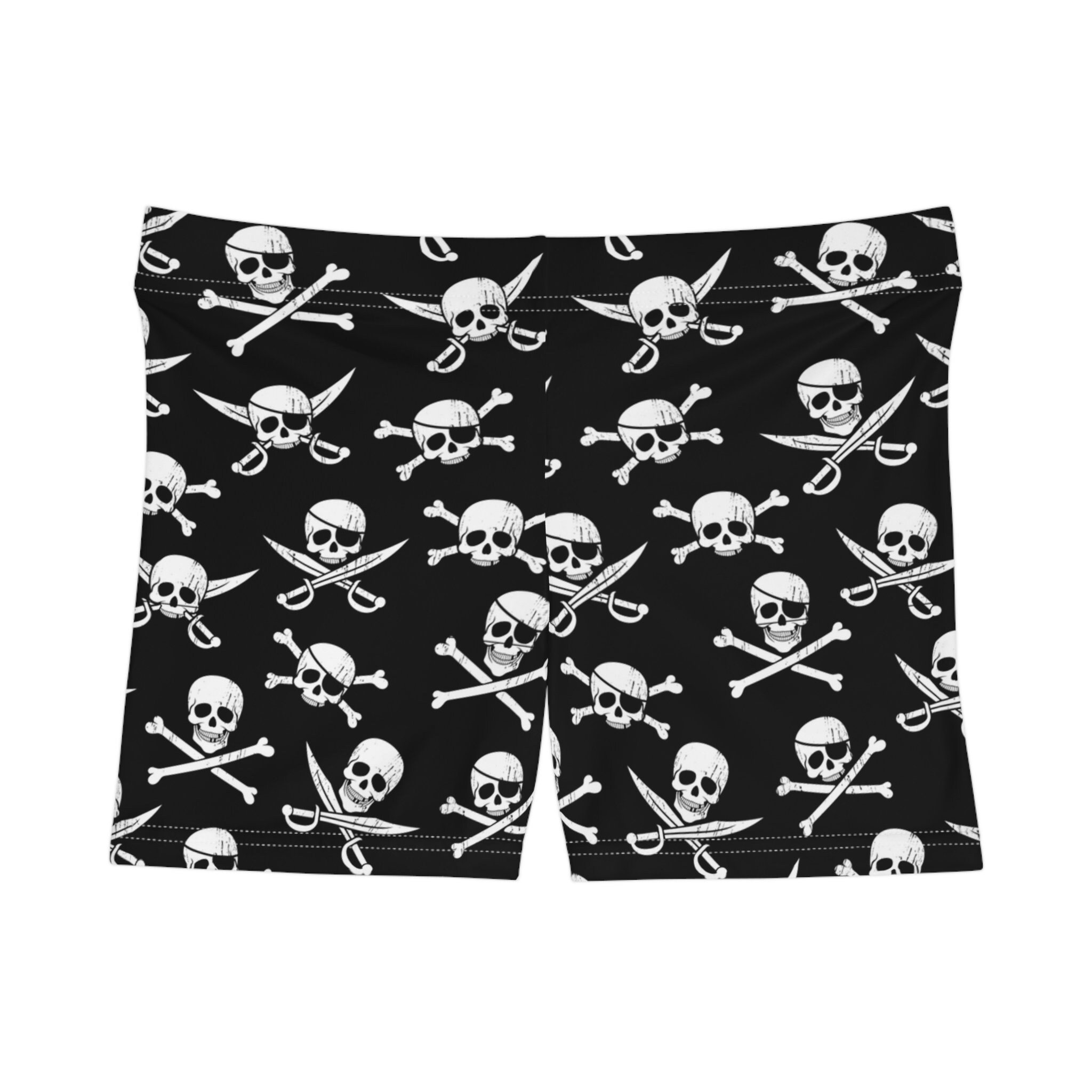 Bones Plaid Shorts - Black/White