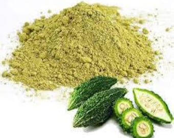 Polvo de calabaza amarga, polvo de Karela, polvo vegetal natural, puro fresco