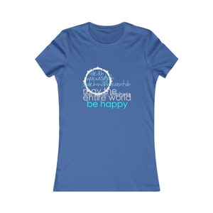 Lokah Samastah Sukhinoh Bhavantu Women's Yoga Tee Shirt image 7