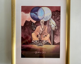 Guru Om | Mantra Oracle Art Print