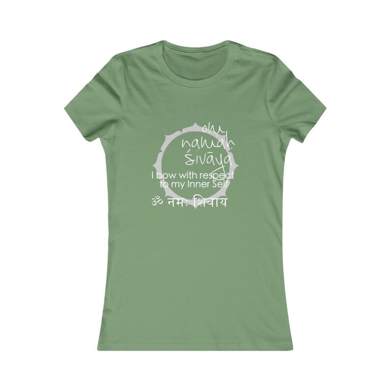 Om Namah Shivaya Women's Yoga Shirt Leaf