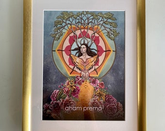 Aham Prema | Mantra Oracle Art Print