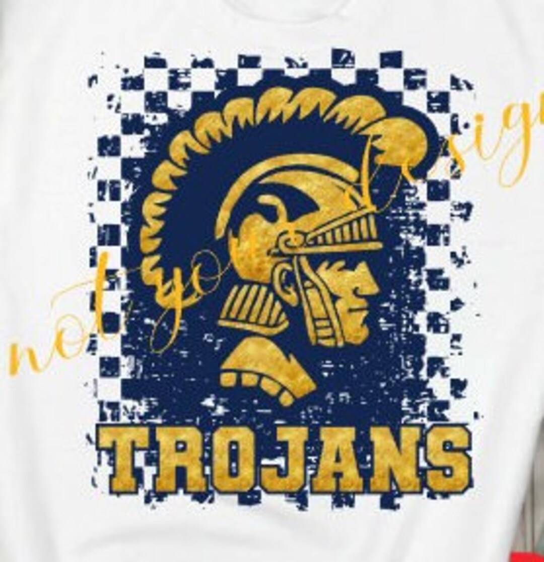 Trojans Mascot Digital Design 300 DPI PNG - Etsy
