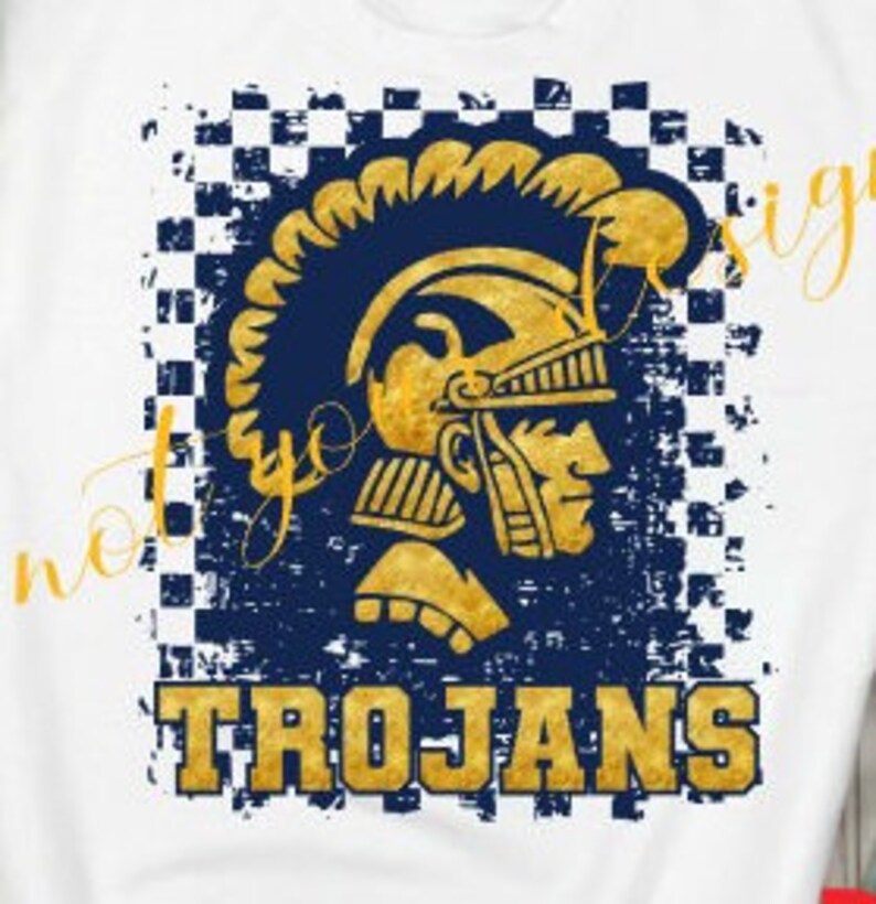Trojans Mascot Digital Design 300 DPI PNG - Etsy