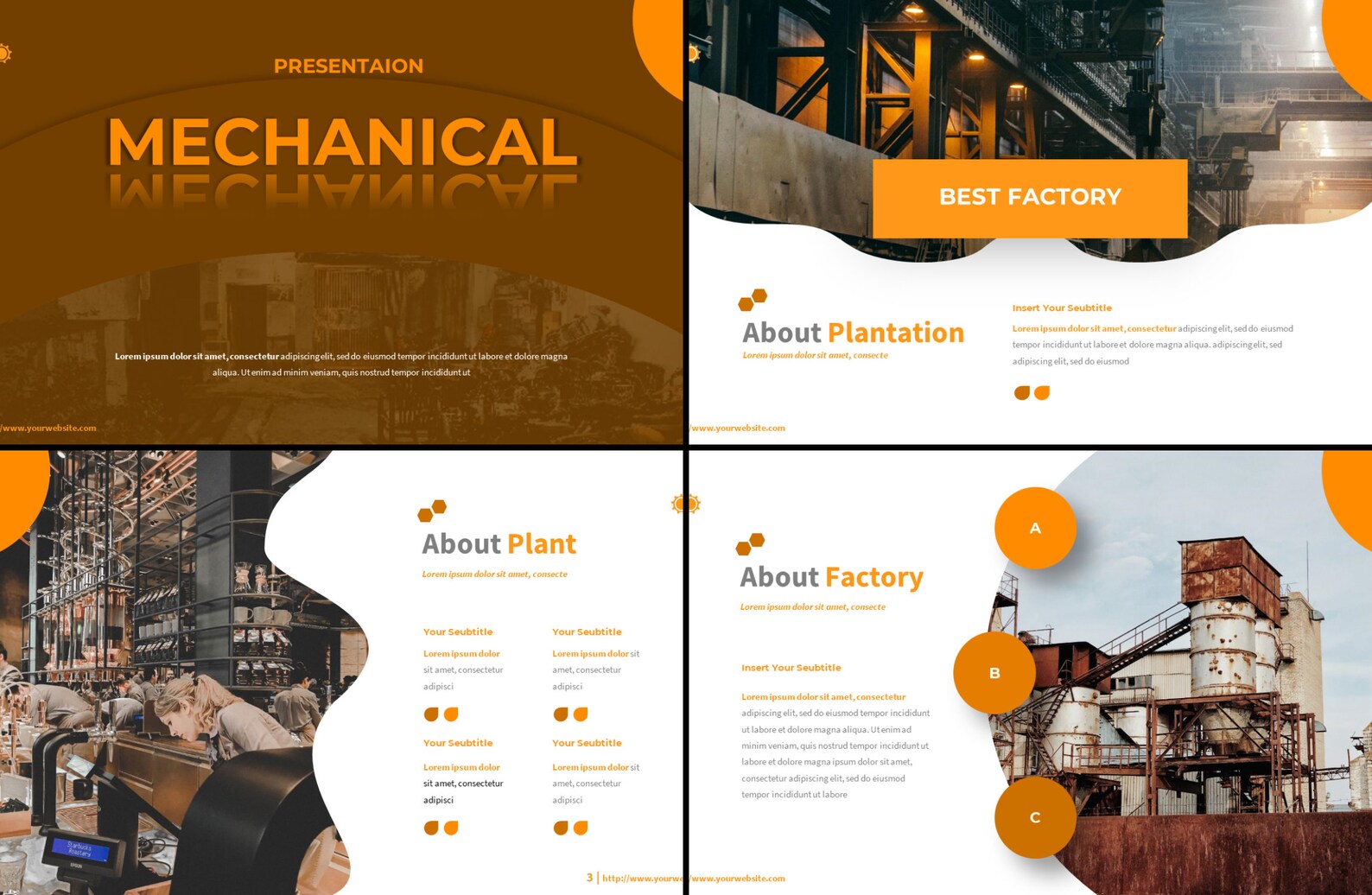 Mechanical Workshop Powerpoint Templates 20 Professional | Etsy