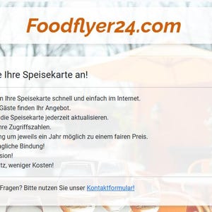 Publicidad en Internet para su restaurante en www.Foodflyer24.com durante 15 meses: Restaurantes, Hamburguesas, Snack Bars, Doner Kebabs, Pizza, Comida Asiática imagen 2