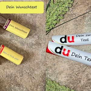 Duplo und Merci Banderolen Vorlage zum selber machen - Download - Achtung: Software erforderlich!
