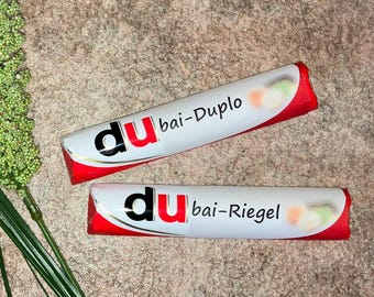 DUBAI Duplo bars - 8 Duplo banderoles for self-printing