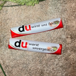VOUS manquez - 24 vœux d'adieu à imprimer sous forme de banderole Duplo