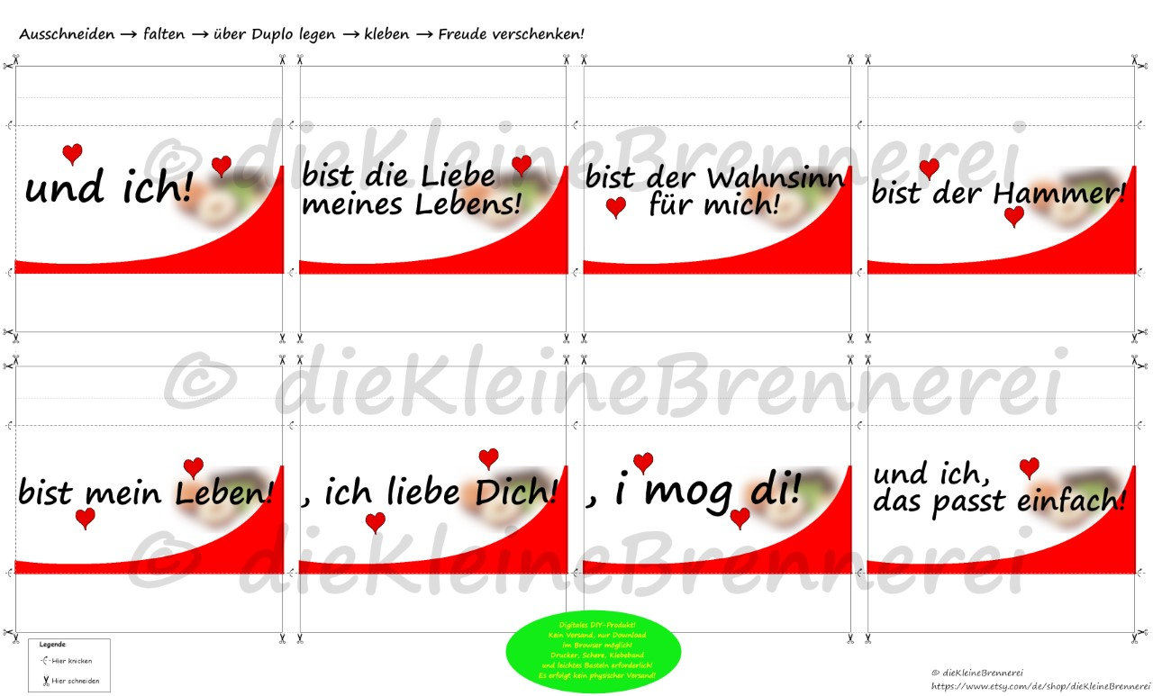 DU bist über 120 Sprüche zum Ausdrucken als DuploBanderole Etsy.de