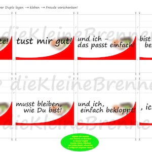 DU bist die Liebe meines Lebens! DuploBanderole 26 Sprüche zum