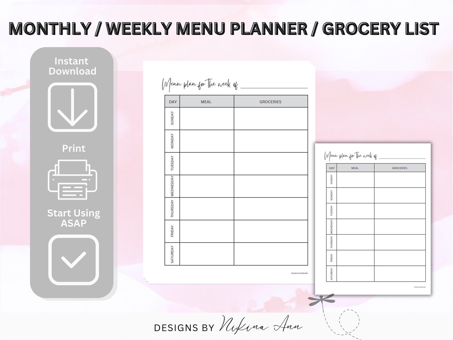 Monthly Menu Plan Template Weekly Meal Printable Breakfast Lunch monthly-menu-plan-template-weekly-meal-printable-breakfast-lunch