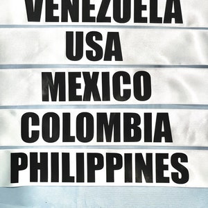 Miss Universe Country Sashes, Sash Any Country or City Available, Pageant, Contestant, Miss USA contestant image 3