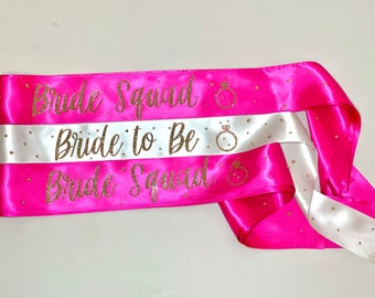 Rhinestones Bride to be sash, Bachelorette, Satin, bride squad, ribbon, customized sashes and rhinestones, wedding, party, ribbon sashes