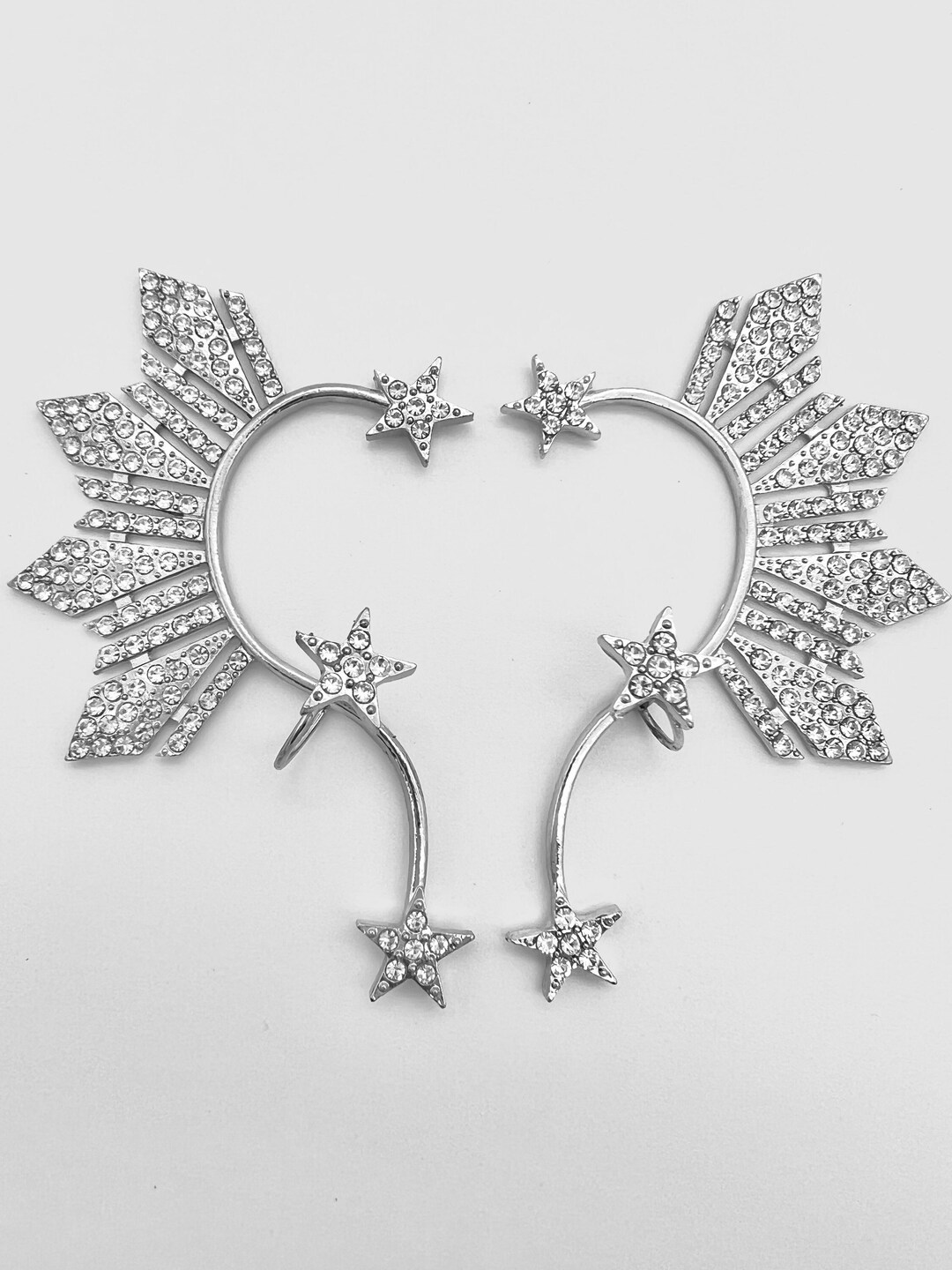 Silver Ear Cuffs Miss Universe Philippines Catriona Gray Three Stars