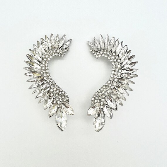 Silver Sun Ear Cuff Pageant Cubic Zirconia CZ Left or right ear cuff Filipino Jewelry Philippines