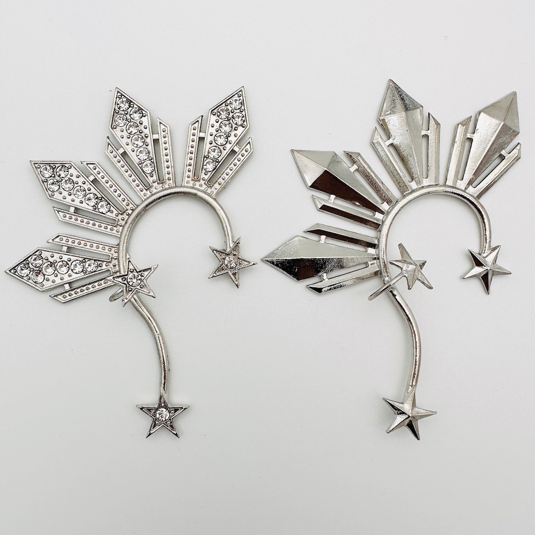 Two Silver Ear Cuff Miss Universe Philippines Catriona Gray Etsy