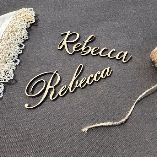 Wooden Name Place Cards Names Weddings Events Party Timber Etsy Australia