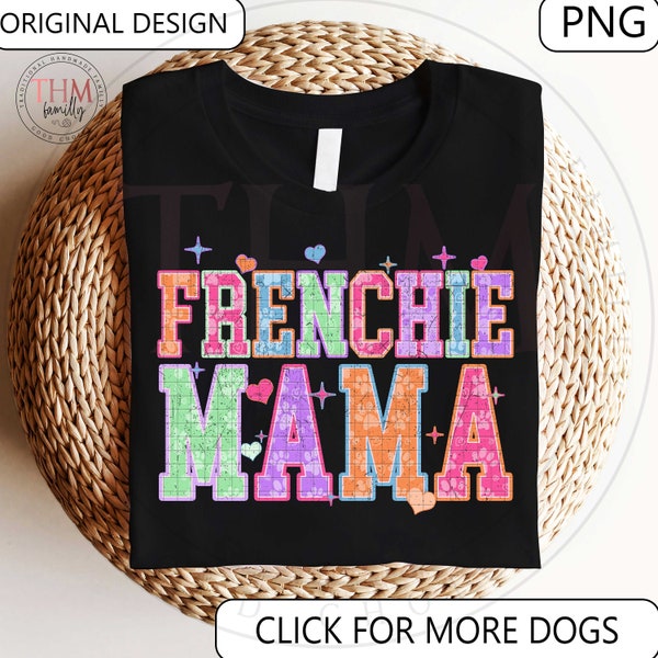 French Bulldog Mama Easter Day Png, Dog Mama Retro Easter Graphic, Dog Mom Happy Easter Retro, Paw Mom Easter, Dog Owner Gift Download.